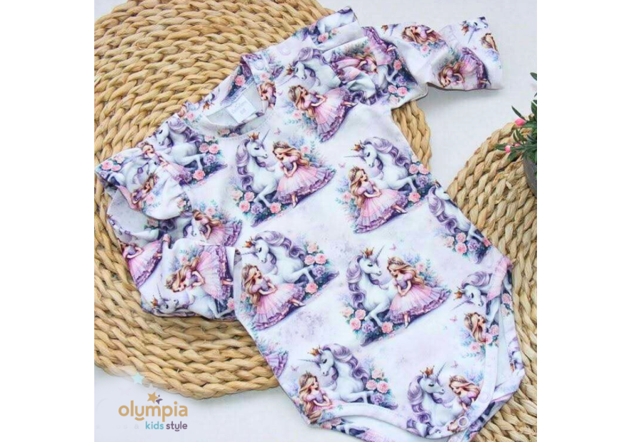 Body niemowlęce z falbankami | OLYMPIA KIDS STYLE