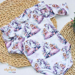 Body niemowlęce z falbankami | OLYMPIA KIDS STYLE