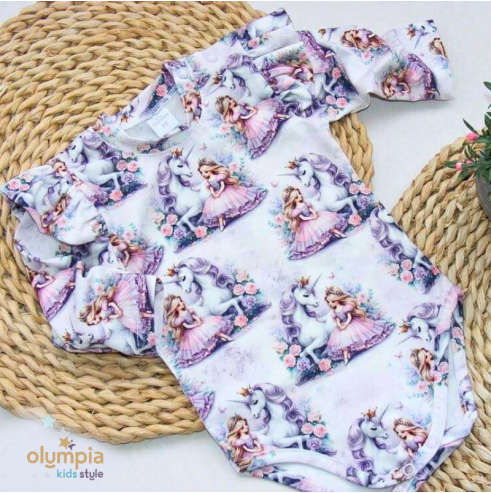 Body niemowlęce z falbankami | OLYMPIA KIDS STYLE