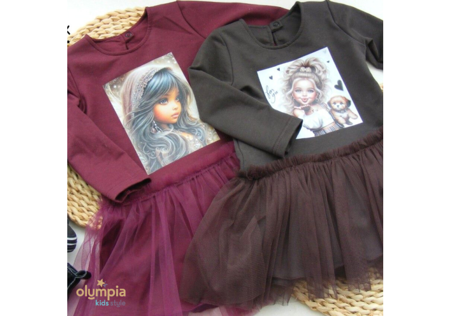Sukienka dla dziewczynki  | OLYMPIA KIDS STYLE