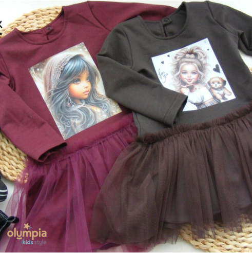 Sukienka dla dziewczynki  | OLYMPIA KIDS STYLE