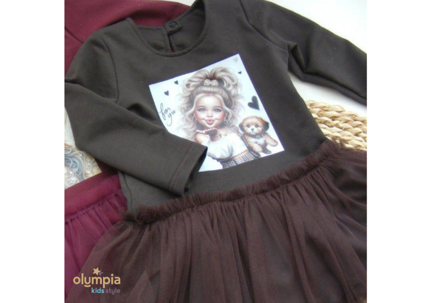 Sukienka dla dziewczynki  | OLYMPIA KIDS STYLE