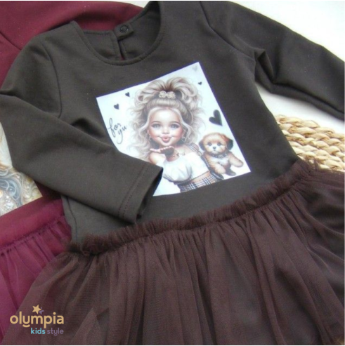 Sukienka dla dziewczynki  | OLYMPIA KIDS STYLE
