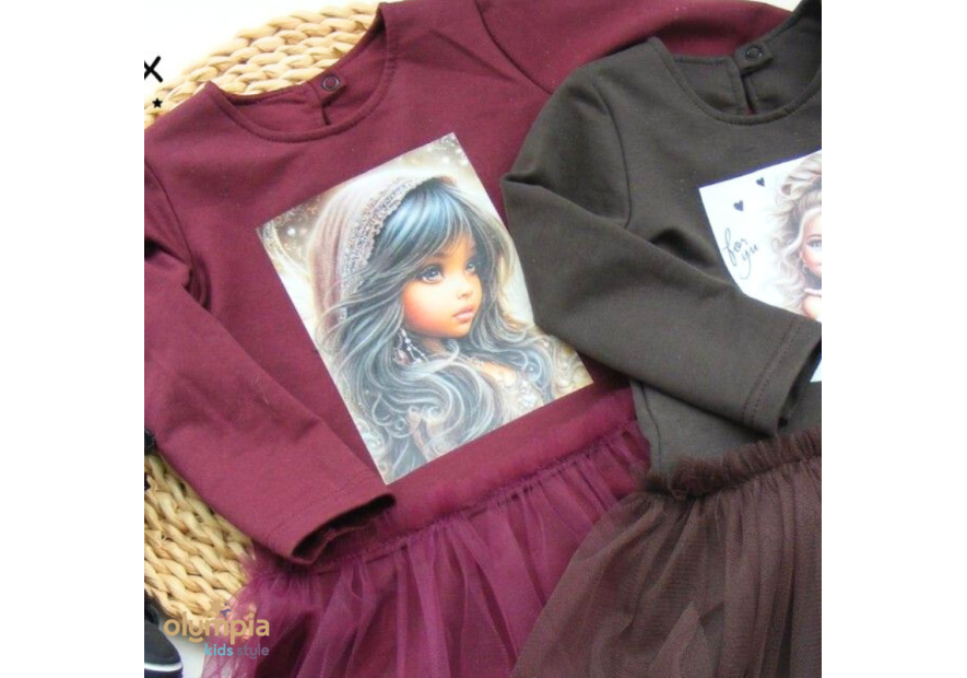 Sukienka dla dziewczynki  | OLYMPIA KIDS STYLE