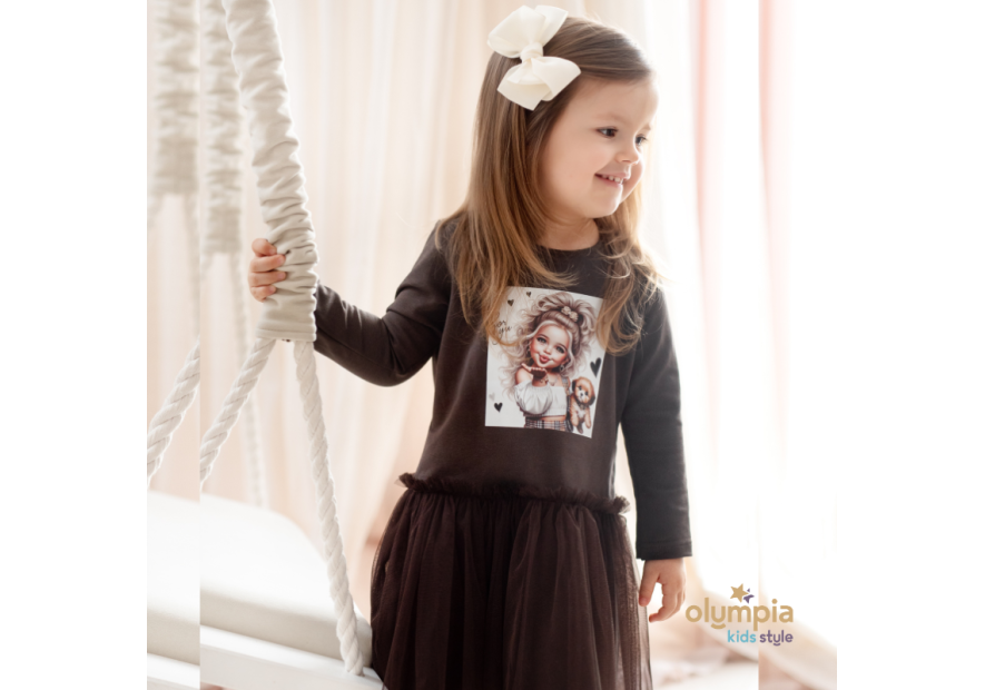 Sukienka dla dziewczynki  | OLYMPIA KIDS STYLE