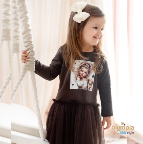 Sukienka dla dziewczynki  | OLYMPIA KIDS STYLE