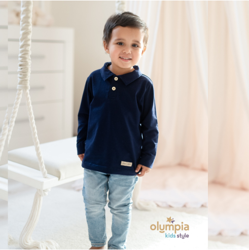 Bluzka POPLO z długim rękawem | Olympia Kids Style