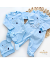 Wyprawka dla niemowlaka 5-cz niebieska