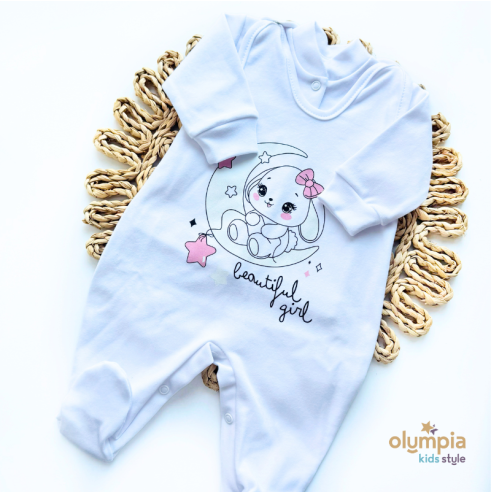 Bawełniana wyprawka dla niemowlaka 5-części | Olympia kids style