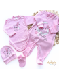 Wyprawka dla niemowlaka 5-cz róż