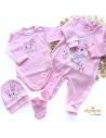 Wyprawka dla niemowlaka 5-cz róż