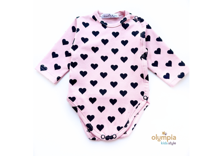 Komplet Body niemowlęce kopertowe i półśpioch | OLYMPIA KIDS STYLE