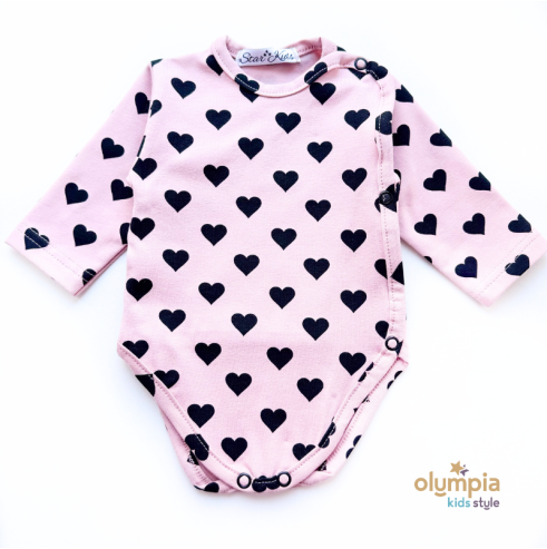 Komplet Body niemowlęce kopertowe i półśpioch | OLYMPIA KIDS STYLE