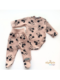 Komplet Body niemowlęce kopertowe i półśpioch | OLYMPIA KIDS STYLE