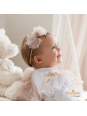 bezuciskowa Opaska do włosów tiul dla dziewczynki