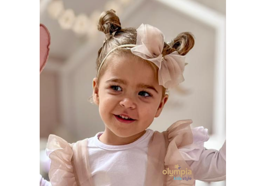 Opaska do włosów tiul