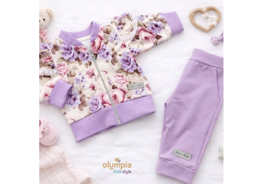 Dres dla dziewczynki rozpinany| Olympia Kids Style