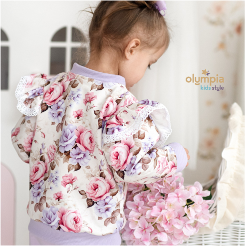 Dres dla dziewczynki rozpinany| Olympia Kids Style