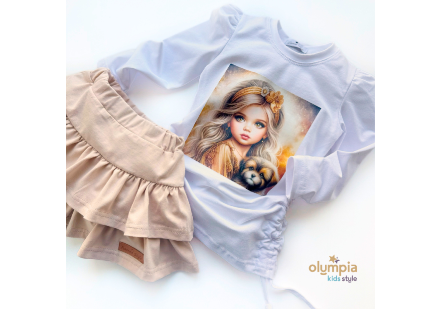 Bluzka i spódniczka ELZA |Olympia Kids Style