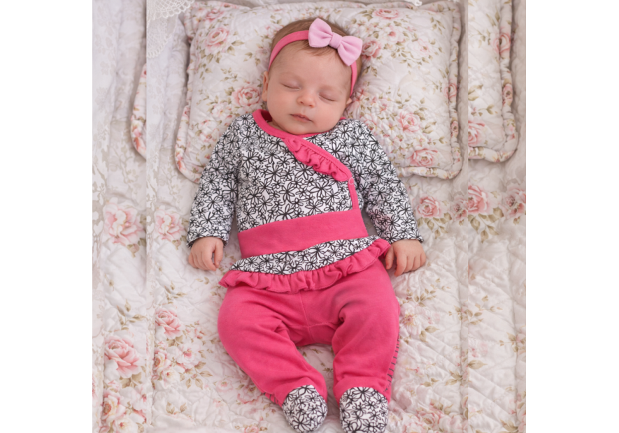 Body niemowlęce kopertowe i półśpioch | OLYMPIA KIDS STYLE