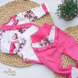 Body niemowlęce kopertowe i półśpioch | OLYMPIA KIDS STYLE