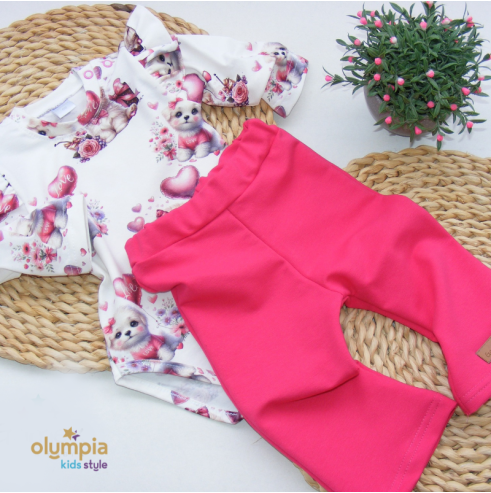 Body i spodnie dzwony  |OLYMPIA KIDS STYLE