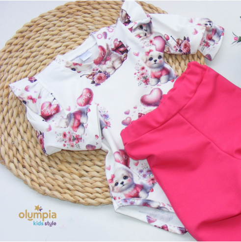 Body i spodnie dzwony  |OLYMPIA KIDS STYLE