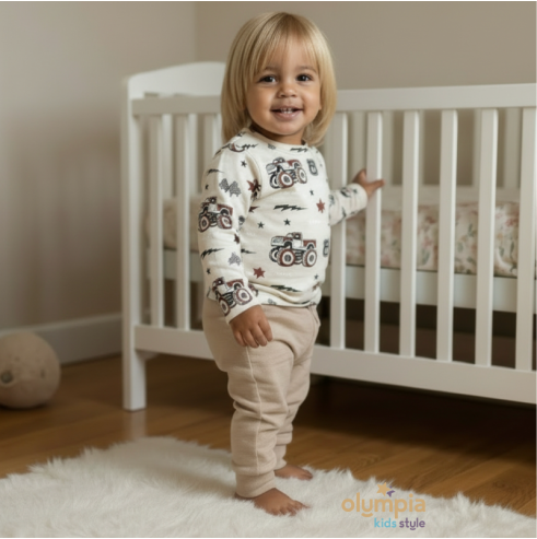 Komplet chłopięcy bluzka i spodnie Monster Truck