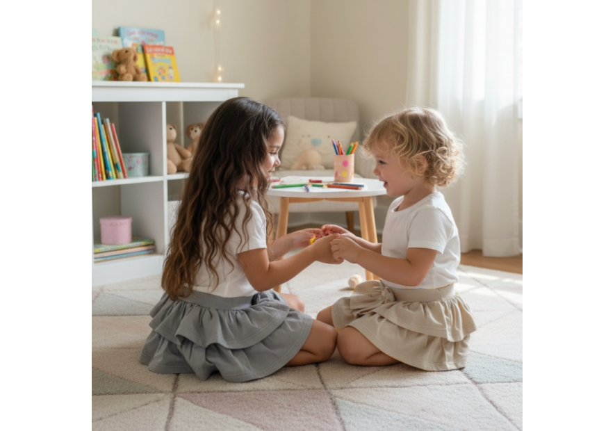 Spódniczka dla dziewczynki z FALBANAMI | Olympia kids style