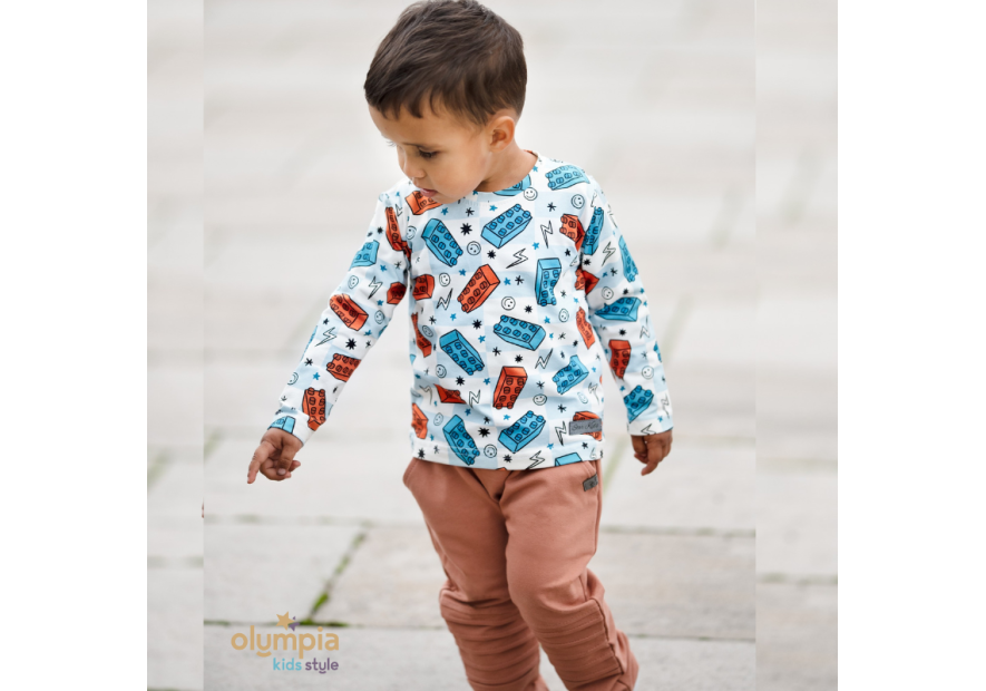 Komplet chłopięcy bluzka i spodnie | OLYMPIA KIDS TYLE