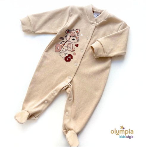 Pajac niemowlęcy ze stopkami | Niemowlak \ Pajace \ Olympia Kids Style