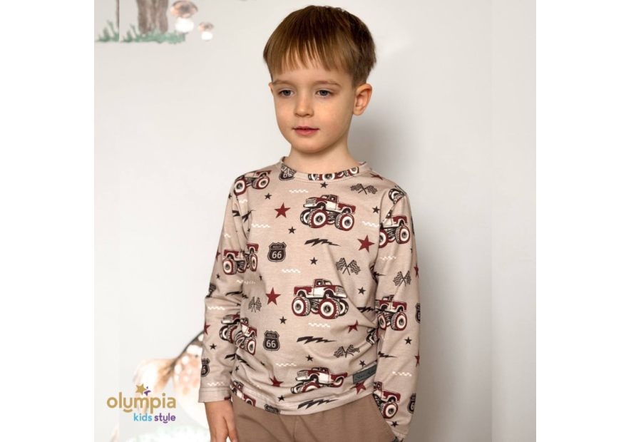 Komplet chłopięcy bluzka i spodnie | OLYMPIA KIDS TYLE