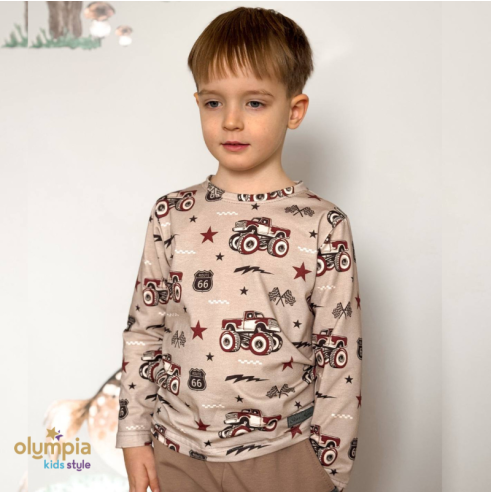 Komplet chłopięcy bluzka i spodnie | OLYMPIA KIDS TYLE