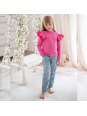 Bluzka dziecięca z dużymi  falbankami | OLYMPIA KIDS STYLE