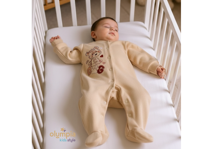 Pajac niemowlęcy ze stopkami | Niemowlak \ Pajace \ Olympia Kids Style