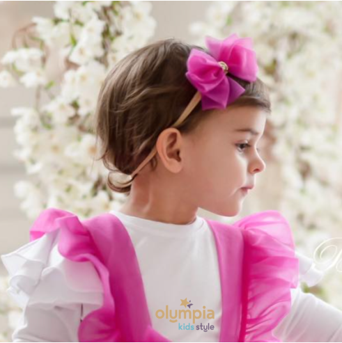 Opaska do włosów tiul