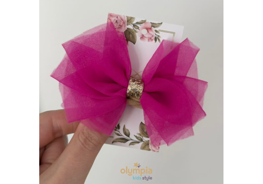 Opaska do włosów tiul