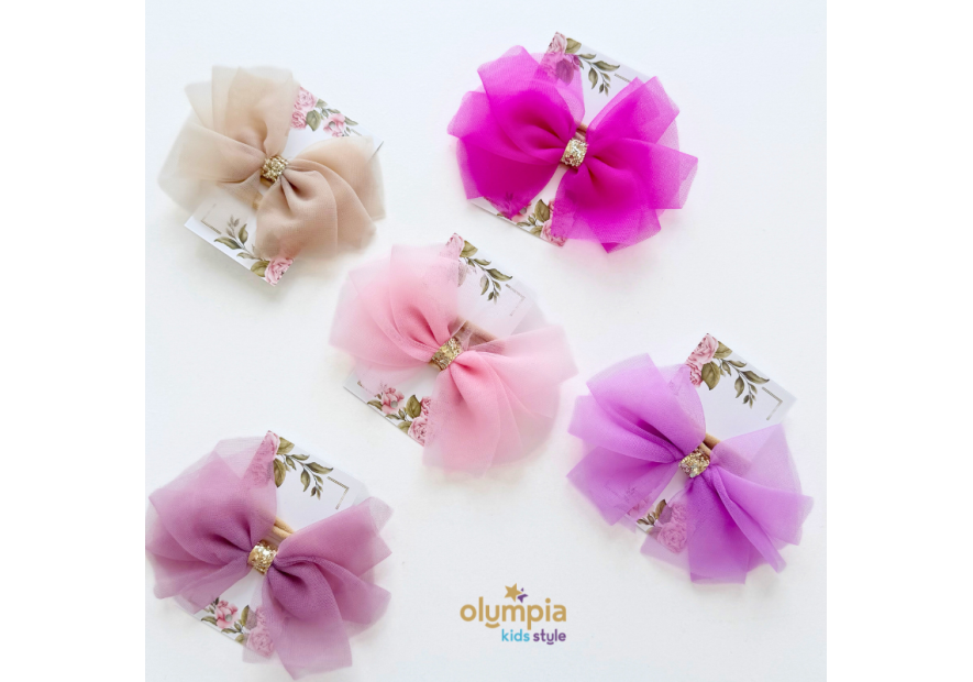 Opaska do włosów tiul