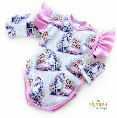 Body niemowlęce kopertowe i półśpioch | OLYMPIA KIDS STYLE