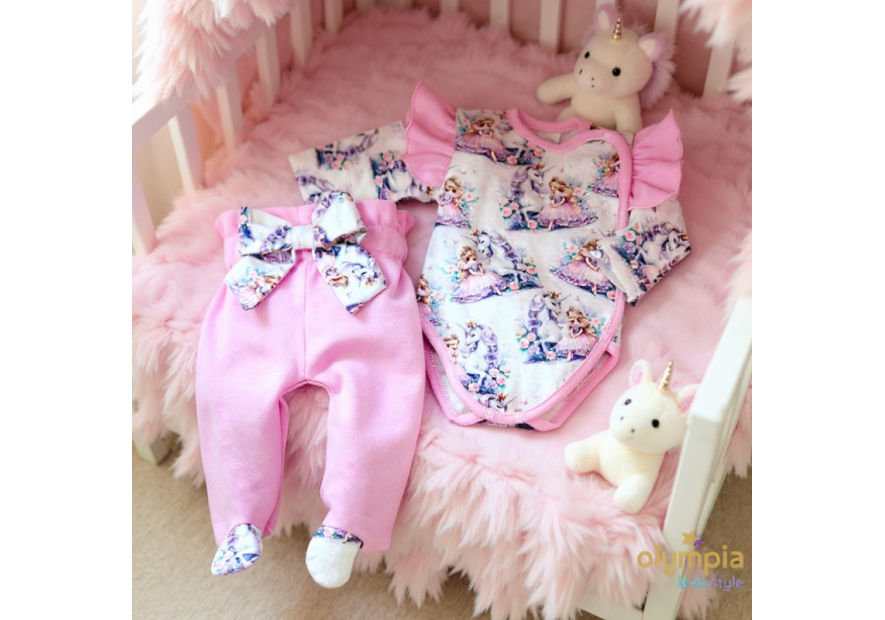 Body niemowlęce kopertowe i półśpioch | OLYMPIA KIDS STYLE