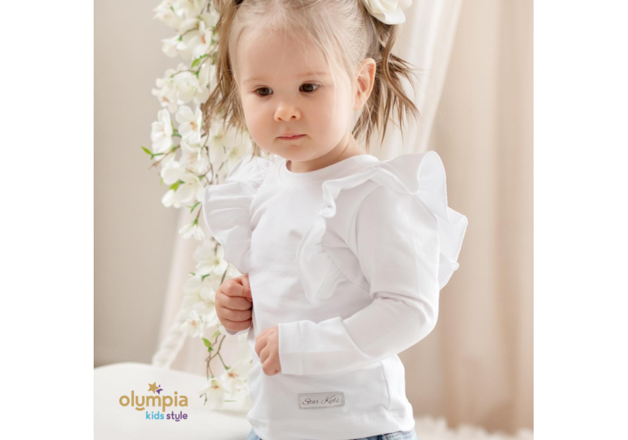 Bluzka dziecięca FALBANY biała