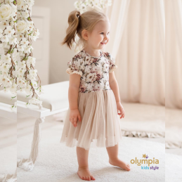 Sukienka dla dziewczynki z tiulem GARDENIA