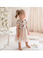 Sukienka dla dziewczynki z tiulem GARDENIA