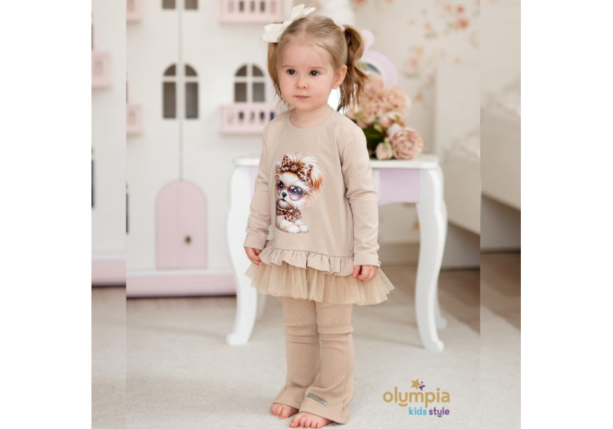 Tunika i spodnie dzwony |OLYMPIA KIDS STYLE