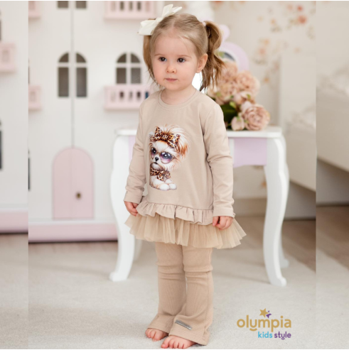 Tunika i spodnie dzwony |OLYMPIA KIDS STYLE