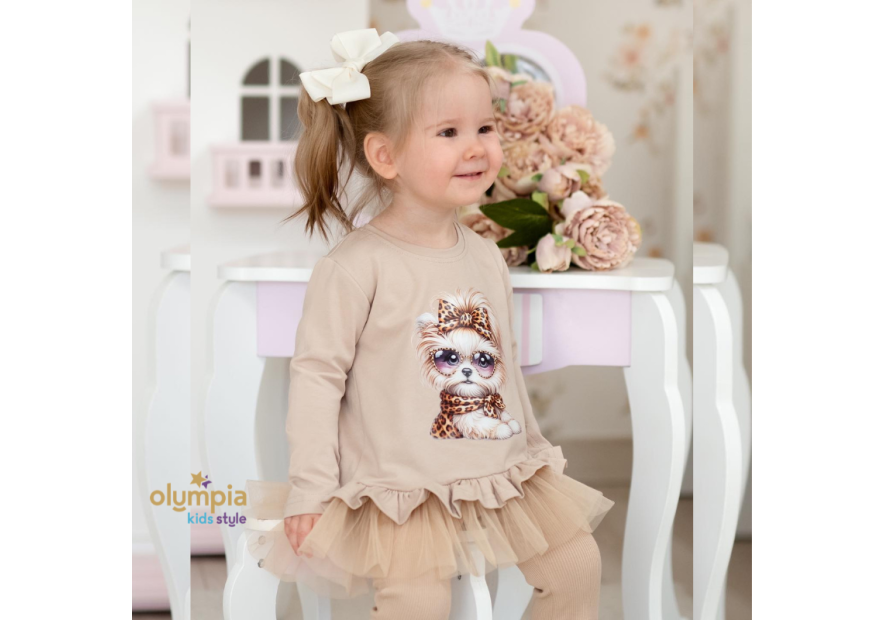 Tunika i spodnie dzwony |OLYMPIA KIDS STYLE