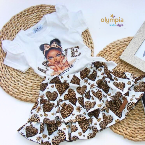 Bluzka i spódniczka ELZA |Olympia Kids Style