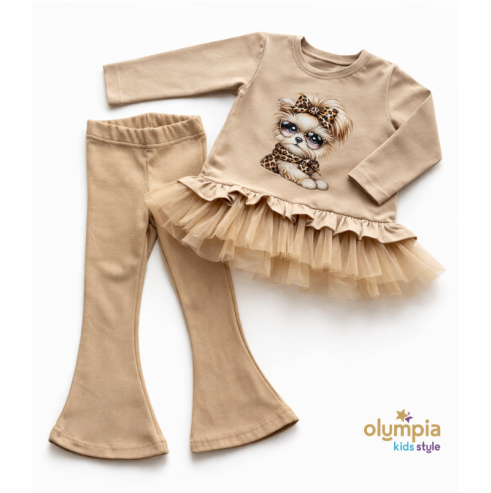 Tunika i spodnie dzwony |OLYMPIA KIDS STYLE