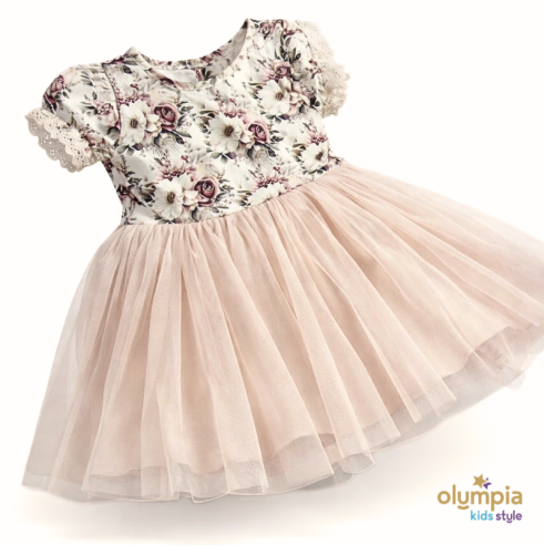 Sukienka dla dziewczynki z tiulem GARDENIA