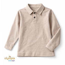 Bluzka chłopięca  POLO z długim rękawem | Olympia Kids Style